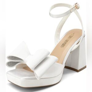 DREAM PAIRS Women's Platform Chunky Heels